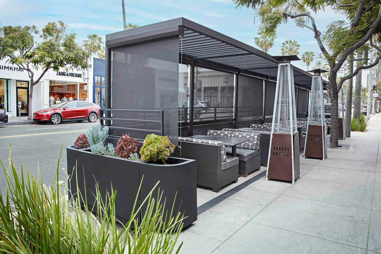 A parklet design by Planters Unlimited